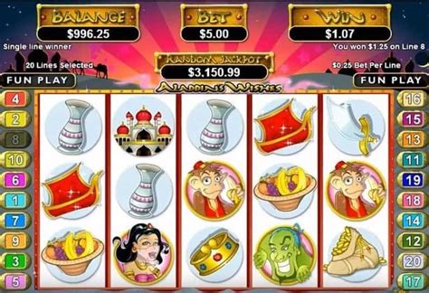 Игровой автомат Aladdins Wish  играть бесплатно
